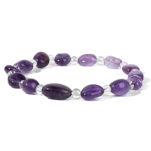 Pulsera de Cuentas de Cristal Artificial Irregular para Mujer Pulsera Elástica de Piedra en Bruto Clara y Dulce Joyería de Moda Hecha a Mano Regalo