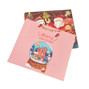 Kerst adventskalender DIY armband blind box met rode en roze geschenkverpakkingen