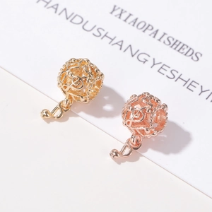 Dijes musicales de clave de sol en oro y oro rosa para pulseras y collares de bricolaje