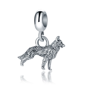Etnische Antiek Zilver Wolf Charm Legering Dier Hanger Voor DIY Armband Ketting Maken Wolfshond Hond Sieraden Materialen