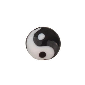 Handbeschilderde keramische Tai Chi kralen voor DIY-sieraden en armbanden maken