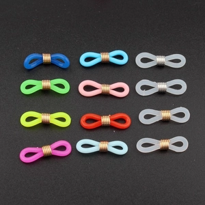 Boucles de Connecteur d'Extrémités de Chaîne de Lunettes en Silicone Antidérapantes pour Lunettes de Soleil Accessoires DIY Bijoux