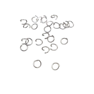Polierte silberne 304 Edelstahl Biegeringe für DIY Schmuckherstellung und Handwerk
