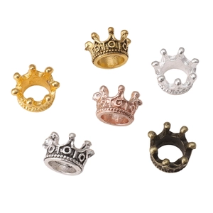 Perline Distanziatrici a Corona in Lega Galvanica per Creazione di Gioielli Fai da Te Bracciale Collana Ciondolo Accessori Fatti a Mano