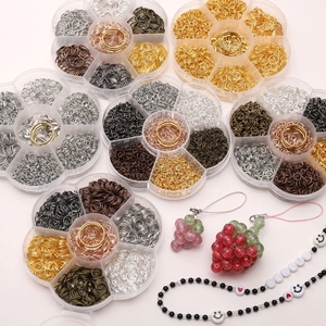 DIY Jewelry Making Kit Iron Jump Rings Lobster Clasps Assortment For Necklace Bracelet Connection Handmade Craft Materials Supplies