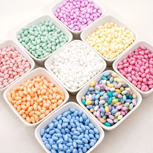 High Quality Glass Rice Beads Solid Cream Painted Oval Beads For DIY Bracelet Necklace Jewelry Making Handmade Accessories