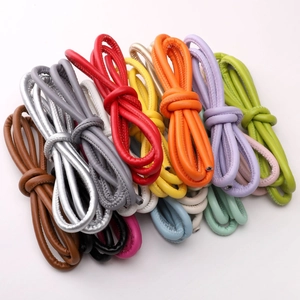 Cordons en cuir PU de 6mm multicolores avec texture litchi pour bijoux et sacs DIY