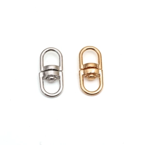 Swivel lobster claw clasp in gold and silver for DIY keychain and jewelry making