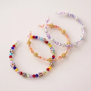 DIY Kupferperlen mit Strasskristallen für handgefertigten Schmuck und Zubehörherstellung
