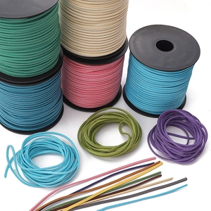 Rollen und Spulen aus 3mm buntem Wildlederimitat für DIY Schmuck und Halsketten