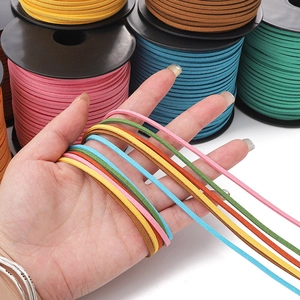 3mm Wildlederimitat Flachkordel in verschiedenen Farben auf Rollen für DIY-Schmuck