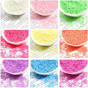 DIY Glass Seed Beads Macaron Cream Color Round Loose Beads For Jewelry Making Bracelet Necklace Embroidery Craft Handmade Material
