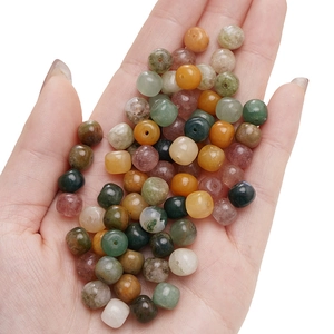 8x7mm natural stone beads in various colors for DIY bracelets and necklaces making