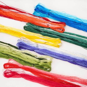 8 kleuren moerbeizijde borduurgaren set voor DIY handwerk en naaien sieraden maken