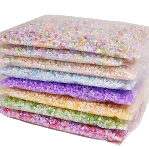 Bunte AB Glasperlen-Sets für DIY Schmuckherstellung in verschiedenen Macaron-Farben