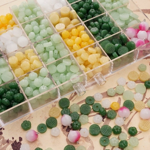 Handmade Glass Beads And Charms For DIY Jewelry Making Antique Chinese Style Fortune Plaque Peach Strawberry Flower Beads For Bracelet Necklace Accessories
