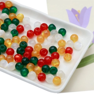 10mm Glass Cat Eye Beads Round Loose Beads For DIY Jewelry Making Bracelet Necklace Handmade Craft Supplies