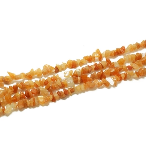 Natural orange agate irregular polished stone beads for DIY jewelry and bracelets