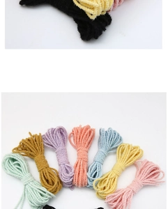 Colorful chenille yarn bundles for DIY crafts in soft pastel shades and textures