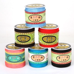 Cordon de Tressage en Nylon pour Bijoux Fil pour Noeuds Chinois sur Bobine pour Bracelet DIY Matériel Tressé Main Fil d'Artisanat Coloré Accessoires de Bijouterie