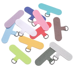 Multi-color Oxford cloth phone tether tabs with metal D-rings for DIY accessory