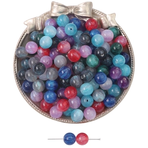 Glitter resin mermaid cat eye beads for DIY handmade jewelry bracelets and necklaces