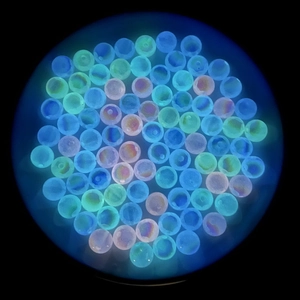 Perle acriliche iridescenti luminose per gioielli fai-da-te e collane fatte a mano
