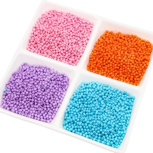 3mm and 4mm colorful acrylic candy color round beads for DIY jewelry making sets