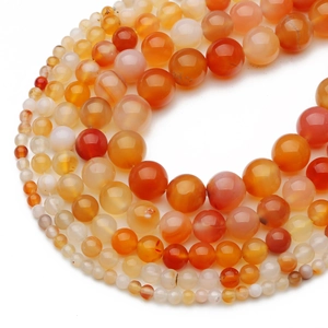Perline Sciolte Tonde in Agata Rosa per la Creazione di Braccialetti e Collane Fai-da-te Gioielli Accessorio di Moda