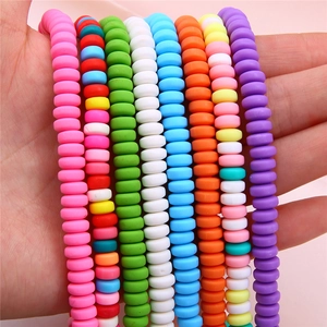 Perline heishi colorate in argilla polimerica per gioielli fai-da-te e bracciali