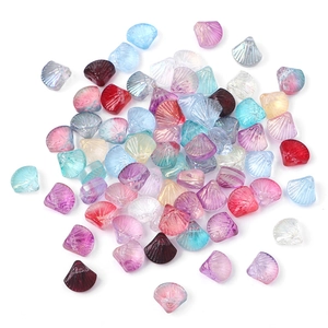 Bunte gemischte schillernde Muschelperlen für DIY-Schmuckherstellung mit Perlmuttglanz