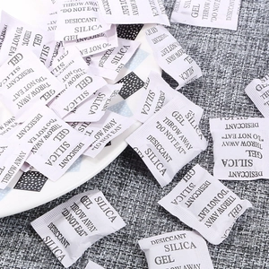 Eco-friendly silica gel desiccant packets for jewelry moisture and oxidation protection