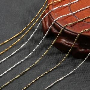 Chaîne En Fer À Billes Et Barres Pour La Fabrication De Bijoux DIY Boucles D'Oreilles Bracelets Accessoires Cheveux Hanfu