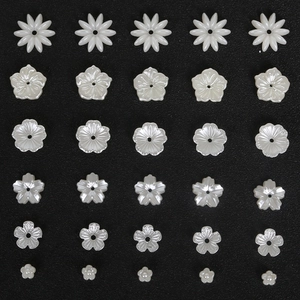 ABS Faux Artificial Pearl Beads For DIY Jewelry Making Bowknot Heart Star Flower Shapes Handmade Hair Accessories Craft Findings