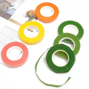 Floral Tape Self-Adhesive Crepe Paper For Bouquet Stem Wrapping DIY Craft Supplies Flower Arrangement Materials Wedding Decor