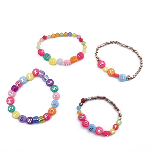 DIY kleurrijke acryl alfabet kralen armbanden set voor sieraden maken en knutselen
