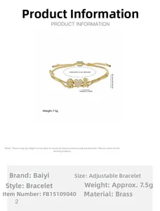 Bracciale dorato regolabile con ciondoli a cuore, bimbo e bimba, peso 7,5g e 10,2mm