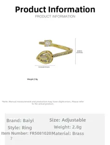 Detailed size chart showing tulip ring dimensions of 14.6mm height and 10.4mm width
