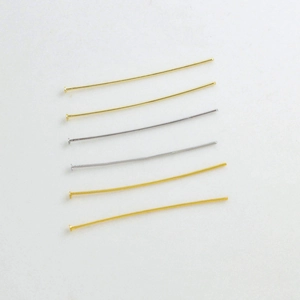 14k gold and 18k silver plated T-pins for jewelry making and beaded accessories