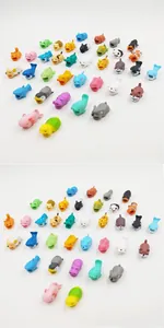Multiple colorful animal silicone cable bites protectors for mobile charging cables