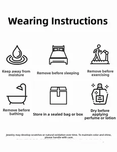 Care instructions guide for gold plated jewelry including moisture protection and storage tips