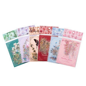 Laser gold vintage jewelry PET stickers for journaling with crystal holographic effects