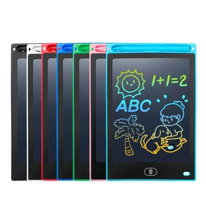 8.5 inch LCD writing tablet for kids with colorful drawing screen in seven assorted colors