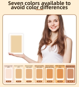 Detail showing seven skin tone shades of waterproof scar and tattoo concealing stickers