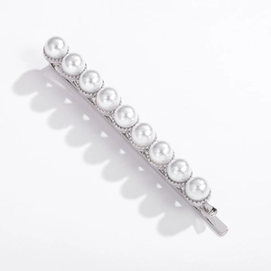 Koreanische Mode Strass Künstliche Perlen Buchstaben Haarspangen Für Damen Legierung Stern Herz Minimalistisch Haarnadeln Haarschmuck