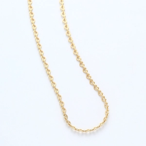 Chic gold chain necklace with heart links for eyewear and earbuds, minimalist jewelry