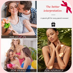 Collage showing gold jewelry gift box and women wearing necklaces for special occasions