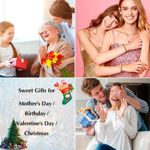 Detail showing jewelry gift set with necklace and ring for special occasions