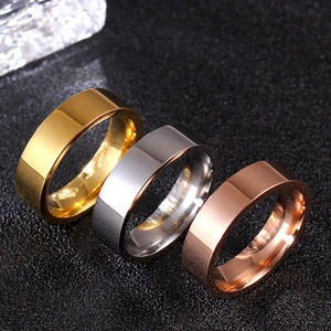 6mm Minimalistischer Titanstahl Bandring Für Herren Damen Comfort Fit Polierter Edelstahl Paar Hochzeitsring Schmuck