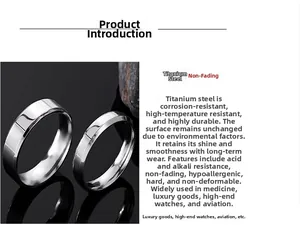 Détails macro de bagues de couple en acier titane poli avec finition argentée durable